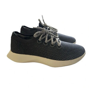 Allbirds Tree Dashers Running Shoe‎ Women's 9 Navy White Comfort Workout